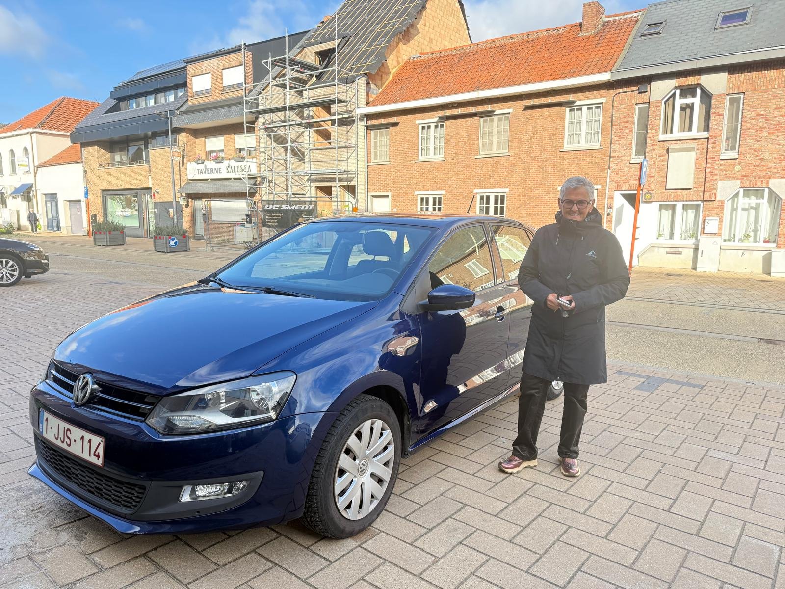 Blauwe Volkswagen Polo aangekocht door CarSwitch in Kortrijk