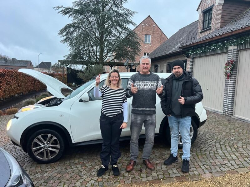 Persoonlijke auto-overname bij de verkopers thuis