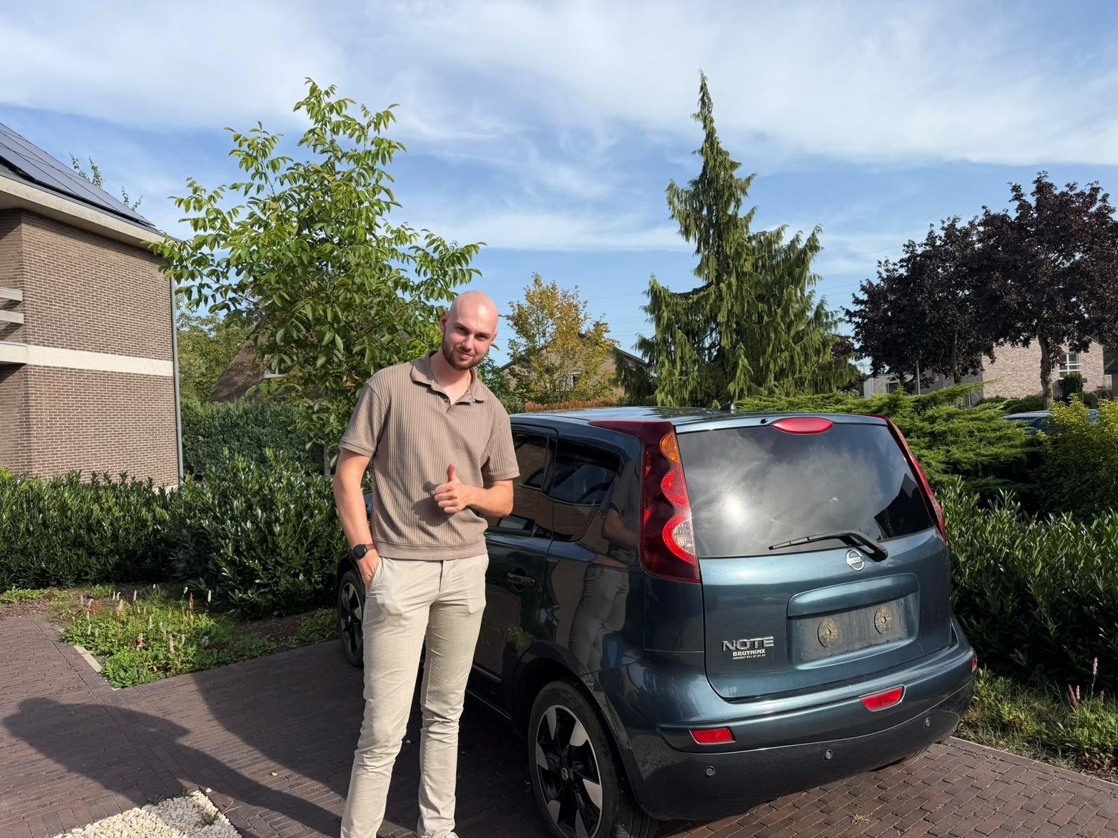 Nissan Note aangekocht door CarSwitch in Oudergem